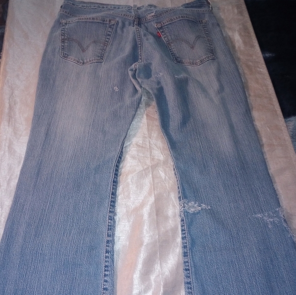 #98 Nouveau Boot Cut Levi's Jeans 14 MIS L=M - Picture 9 of 12